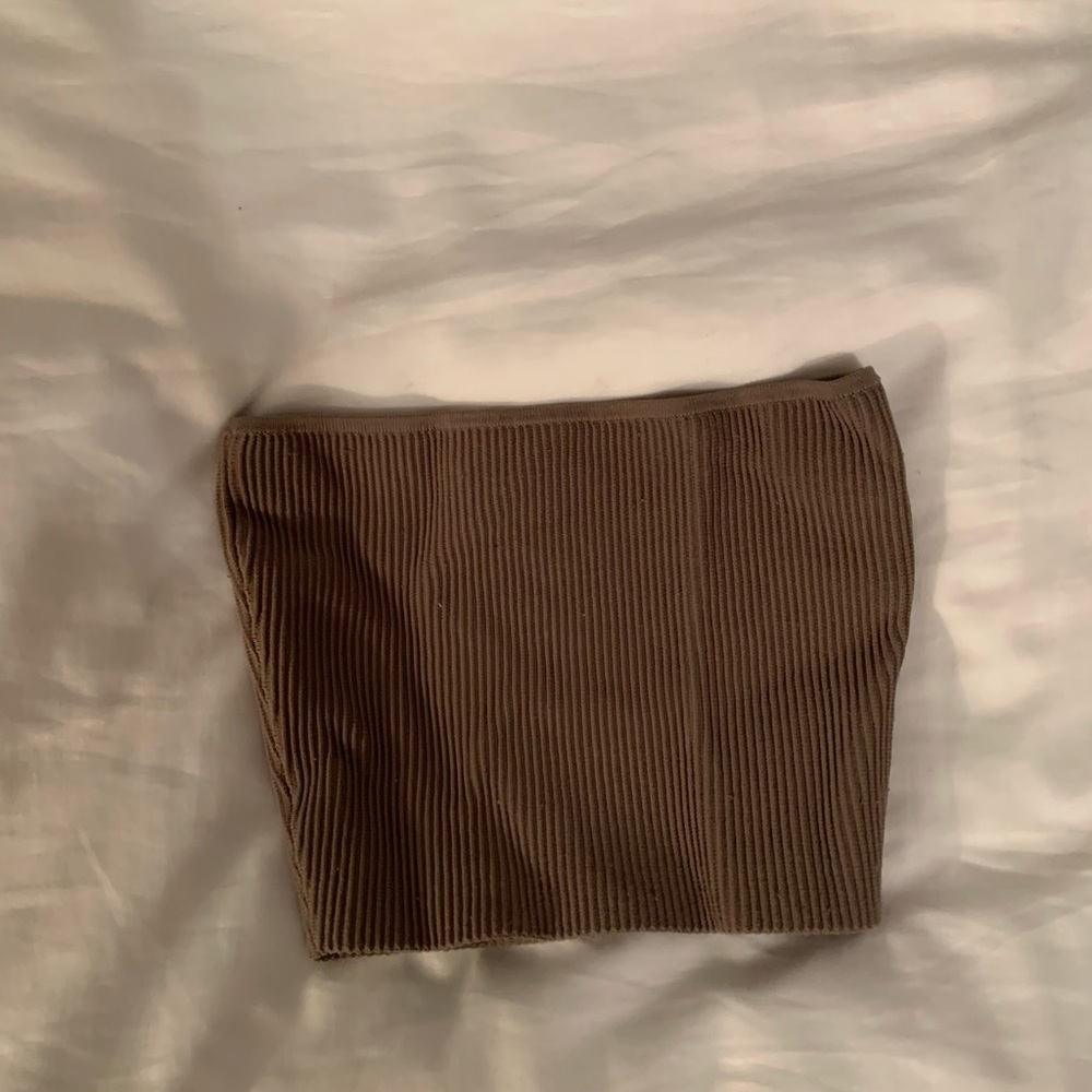 babaton ribbed tube top